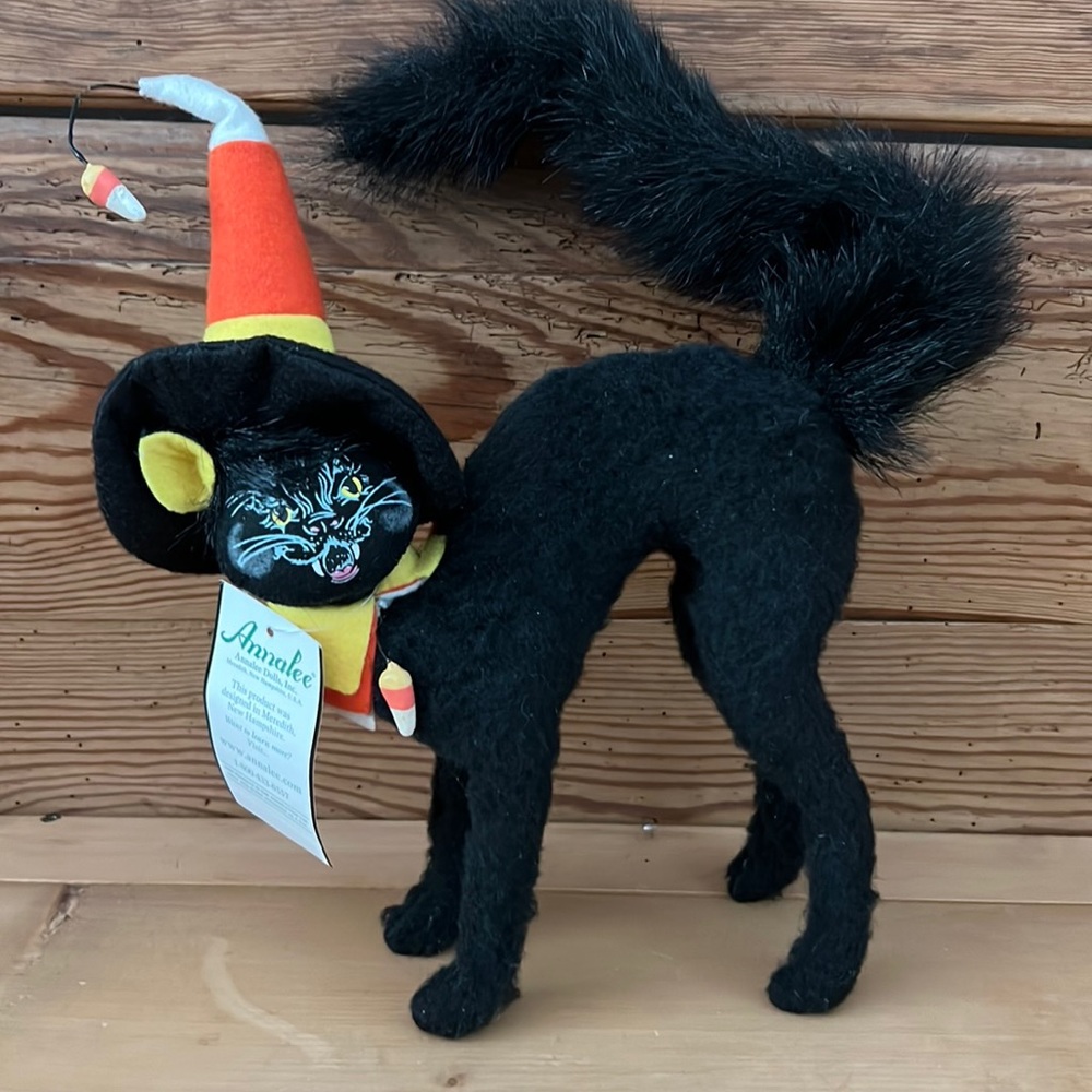 NWT Halloween Annalee Candycorn Scaredy Cat